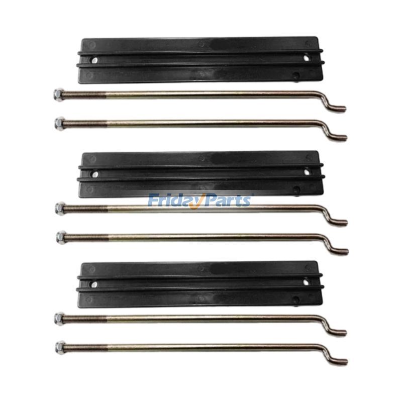 Plaque et tige de maintien de batterie 36 V/48 V 3 pièces 1013683 101090801 pour voiturette de golf Club Car DS 1998-2005