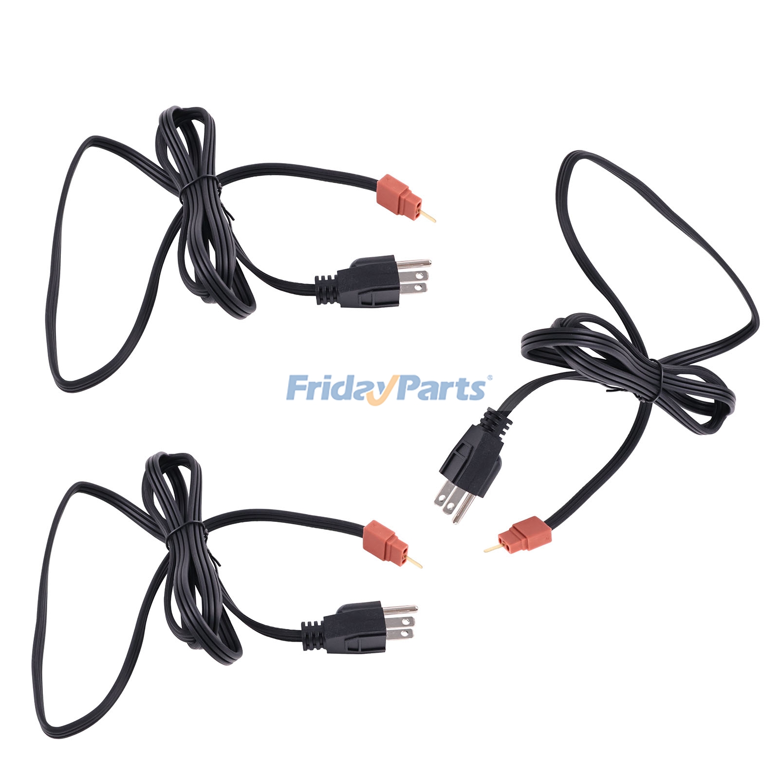 3 Pieces Block Heater Cord CFJ-8423-JJJC for Kubota M B & L Series 3 4 & 5 Cylinder Engine