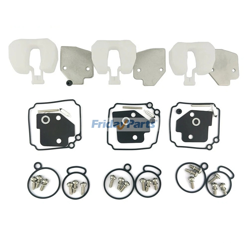 3 Sets Carburetor Repair Kit 853780A2 for Mercury Outboard Engine 50MH 40