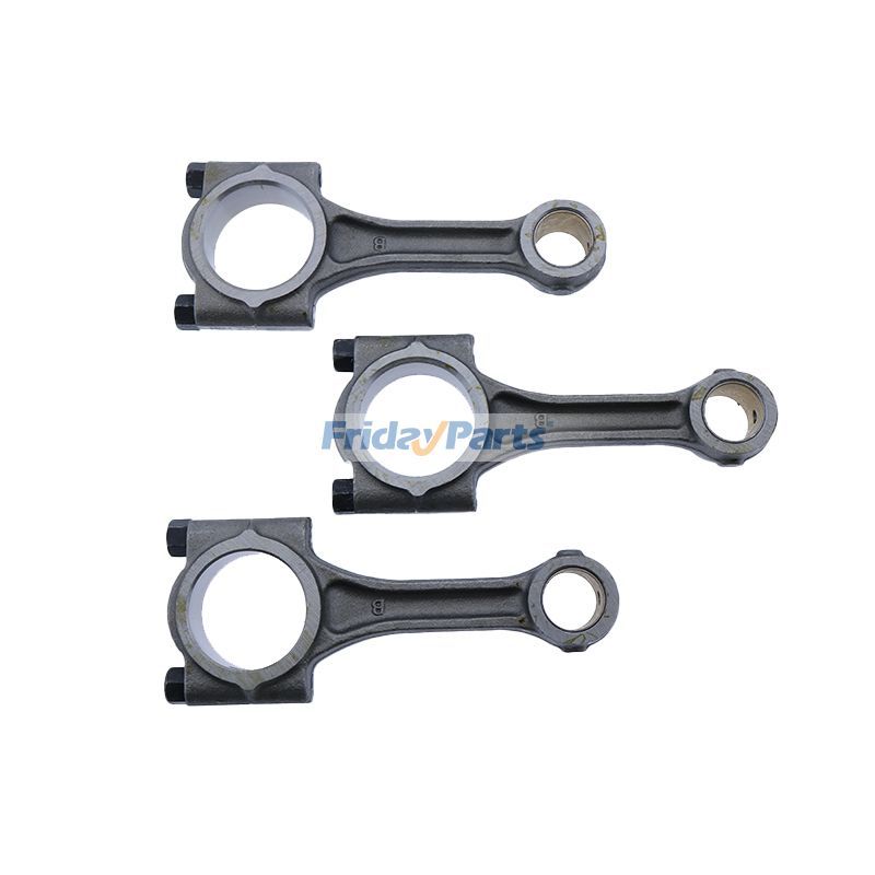 3Pcs Engine D750 Connecting Rod for Kubota Tractor B1550 B1750 B20 B2150 B4200 B5100 B7100 B9200