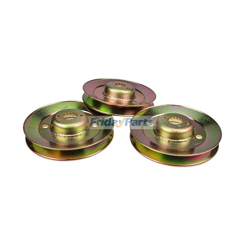 3ピースデッキスピンドルプーリーM163464 M154394、Briggs & Strattonエンジン40H777 445577 44L777 44Q977 John Deere芝刈り機Z425 Z435 Z445用