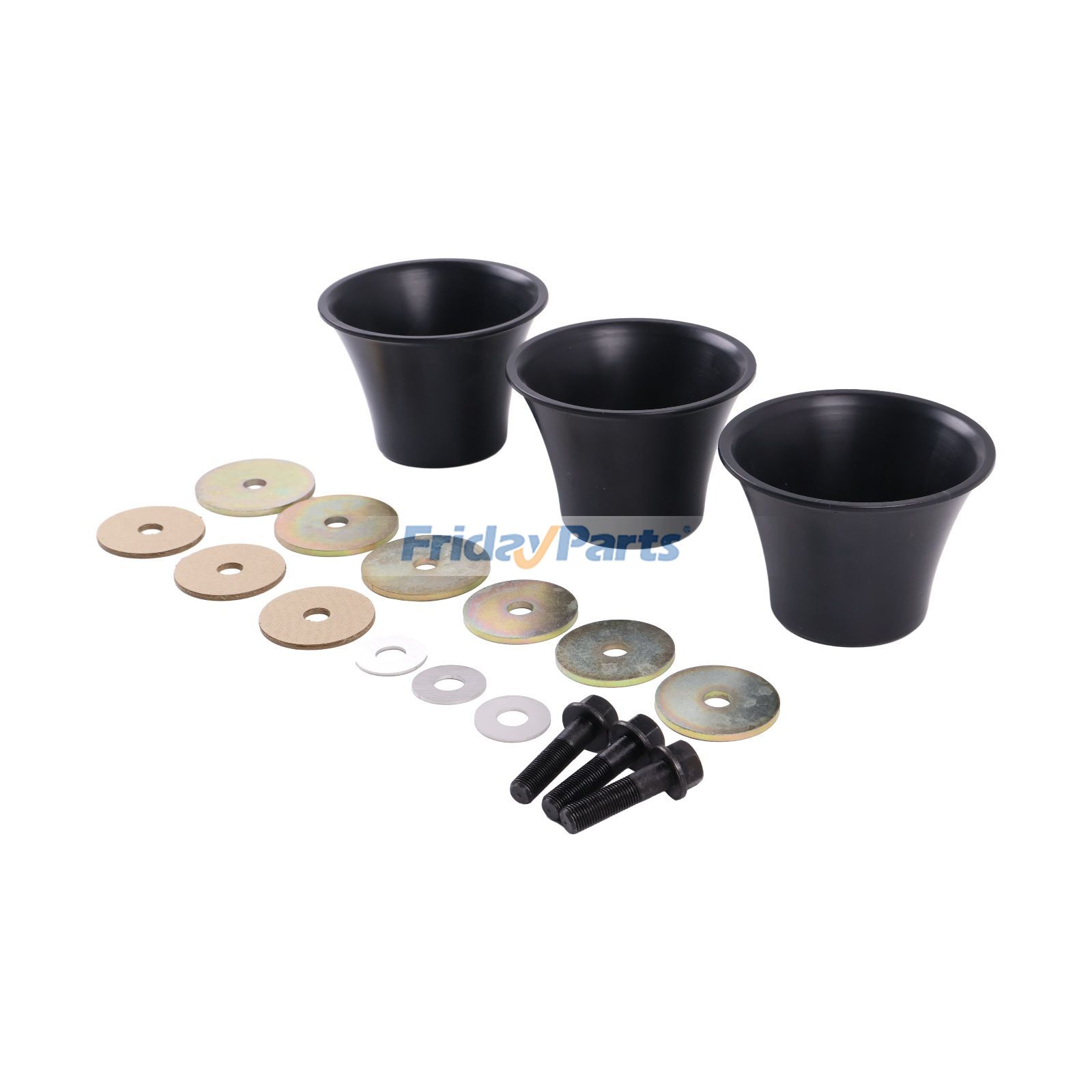 Kit de 3 cônes déflecteurs et rondelles avec boulon de lame 423680 257061 257055 421200 243583 257057 pour tondeuse GrasshopperpourPour Grasshopper