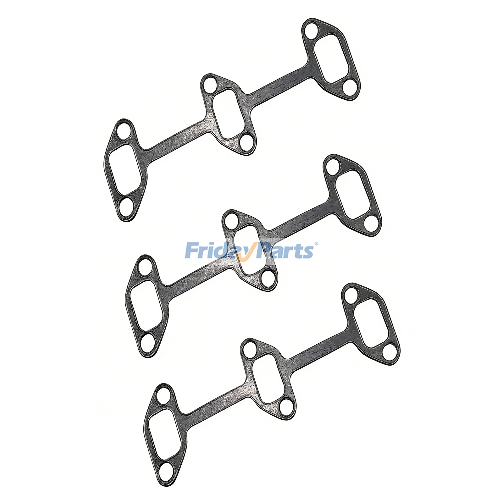3 Pieces Exhaust Manifold Gasket 121450-13251 121450-13250 for Yanmar Engine 1GML 2GML 3GM30F 3GM30VE 3GMFLE 3T75U
