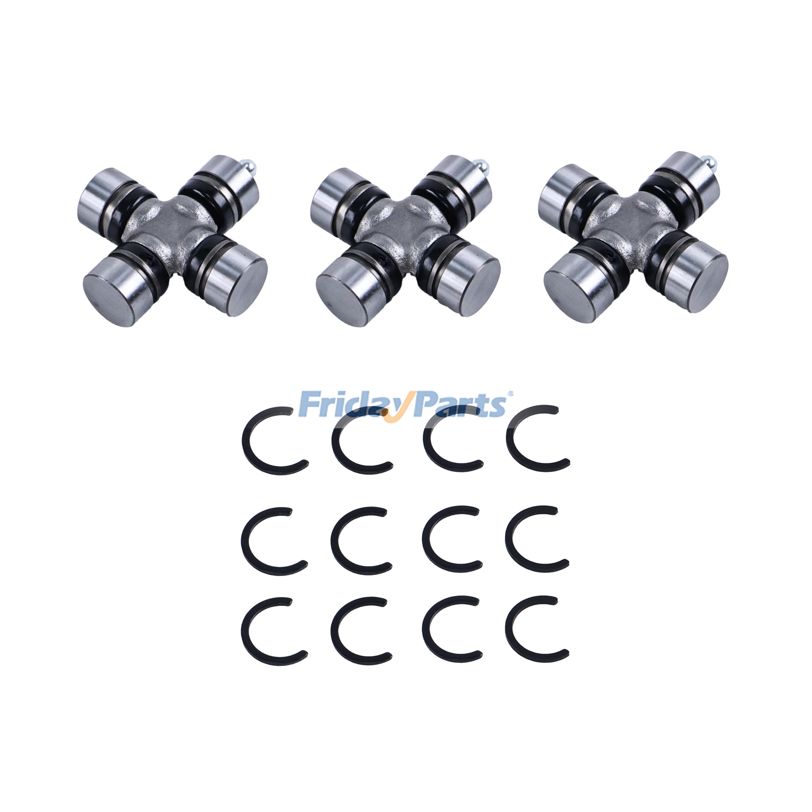 3 peças eixo propulsor dianteiro junta universal 49050-1075 para Kawasaki UTV KAF950 Mule KAF400 Mule