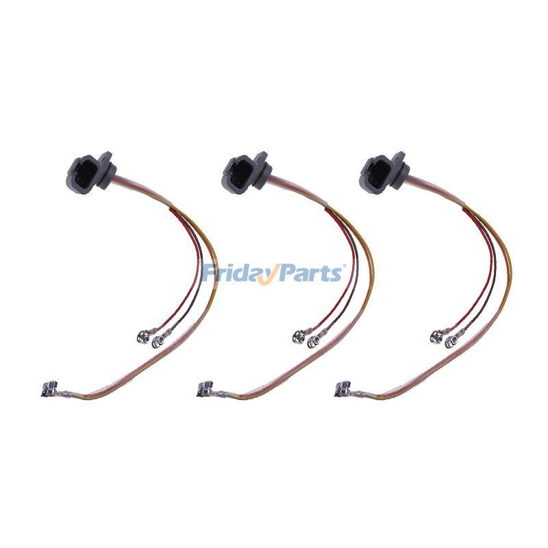 Arnés de cableado para inyector de combustible (3 piezas, 05086965AA, 3966805) para motor Cummins de 5,9 l, Dodge Ram 2500, 3500 (2003-2004)