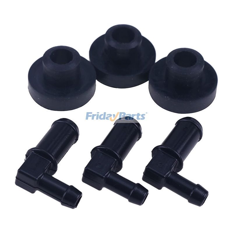 3 Pieces Fuel Tank Stem & Bushing Kit 532139277 532003645 for Husqvarna Craftsman AYP Poulan Pro Roper and Weed Eater