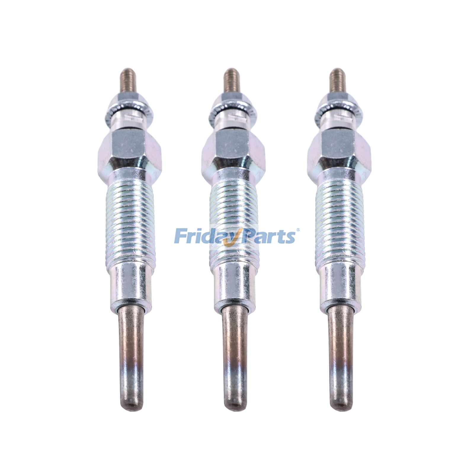 3 Pieces Glow Plug 49036-0001 for Kawasaki UTV Mule 2510 3010 4010 2000-2013