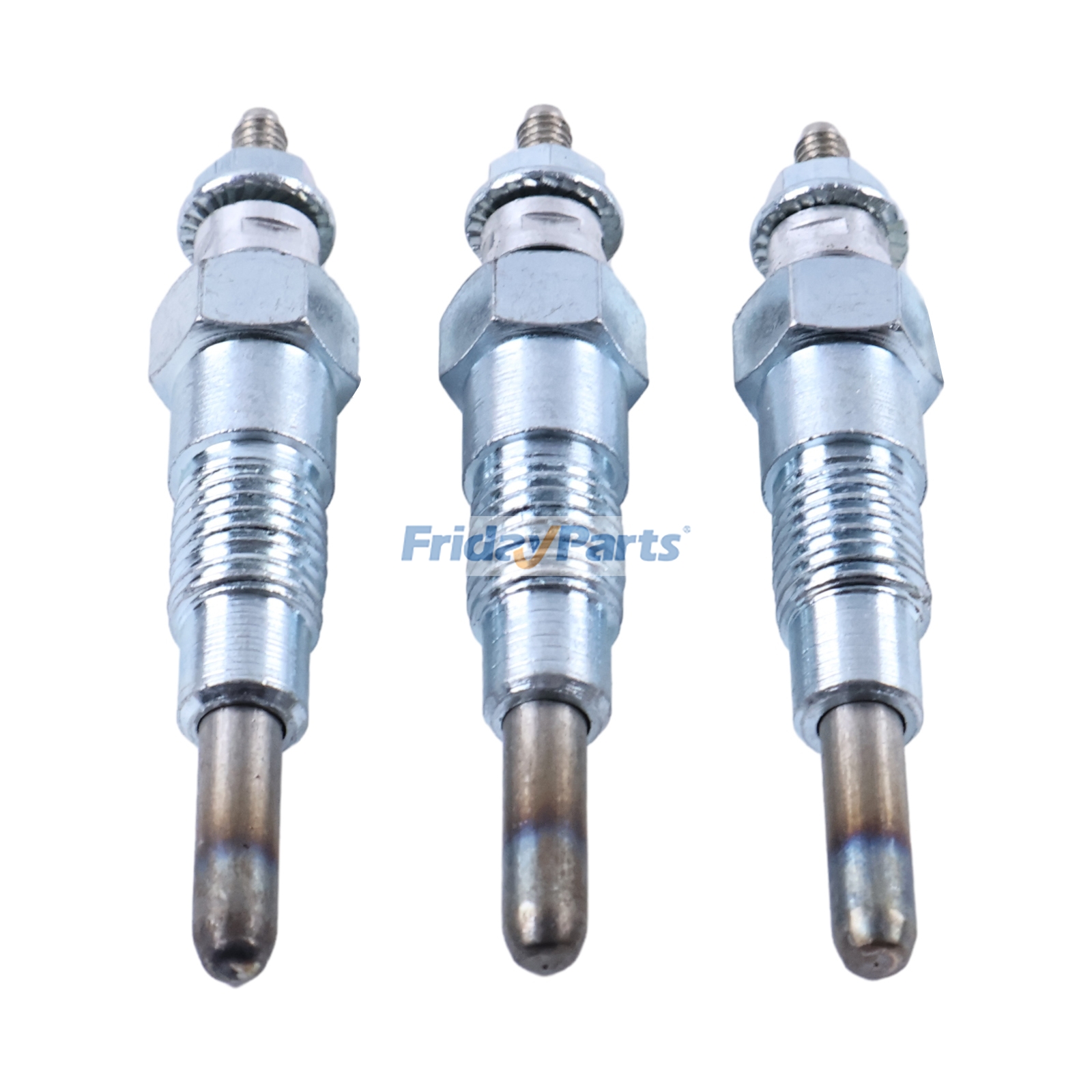 Conjunto de 3 velas de ignição M87919 AT110814 para motores Yanmar 3TN66C, 3TNA72UJ e 3TNE74, além de motores John Deere 655, 755, 2210, 4010, 4100, 4110, 375, 3375, 330, 430, 455, X495, X595, 655, 755, 670, 770, F915, F925 e F935. para Motor,Escavadora ,Carregadora ,Cortador de Grama,Trator,Veículo Utilitário