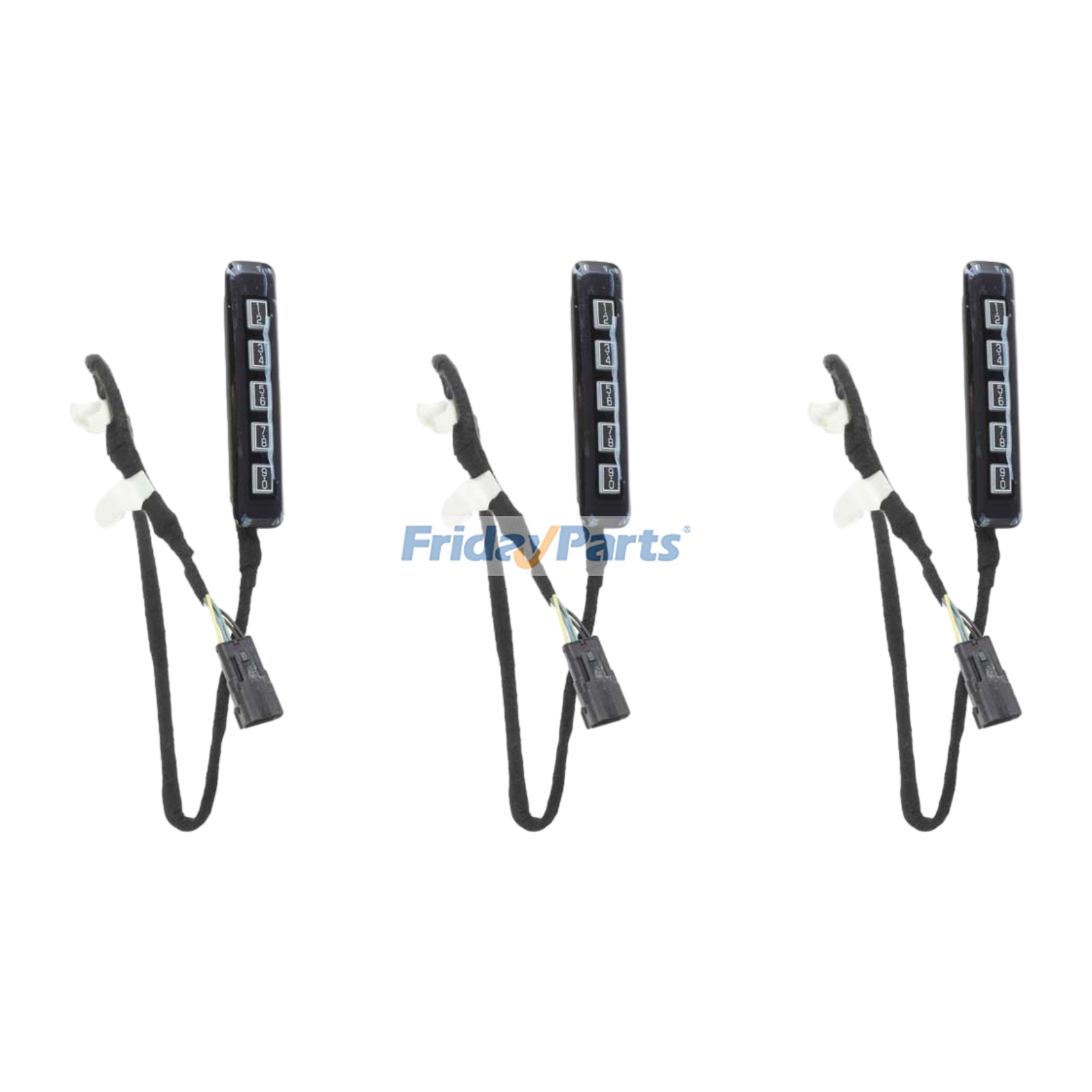 3 Pieces Keyless Entry Keypad Actuator FL3Z-14A626-AG for Ford Super Duty Series Pickup Truck 2021-2024