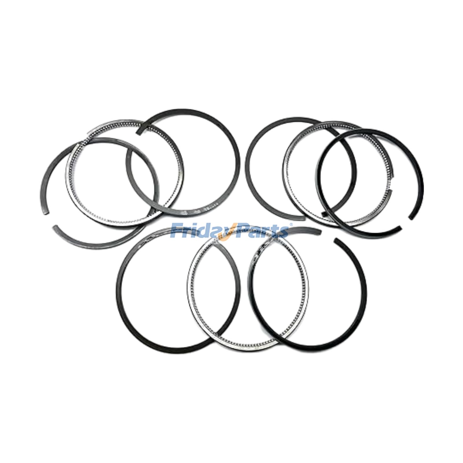 3 Pieces Piston Ring for Isuzu Engine 3CD1 3CD1T