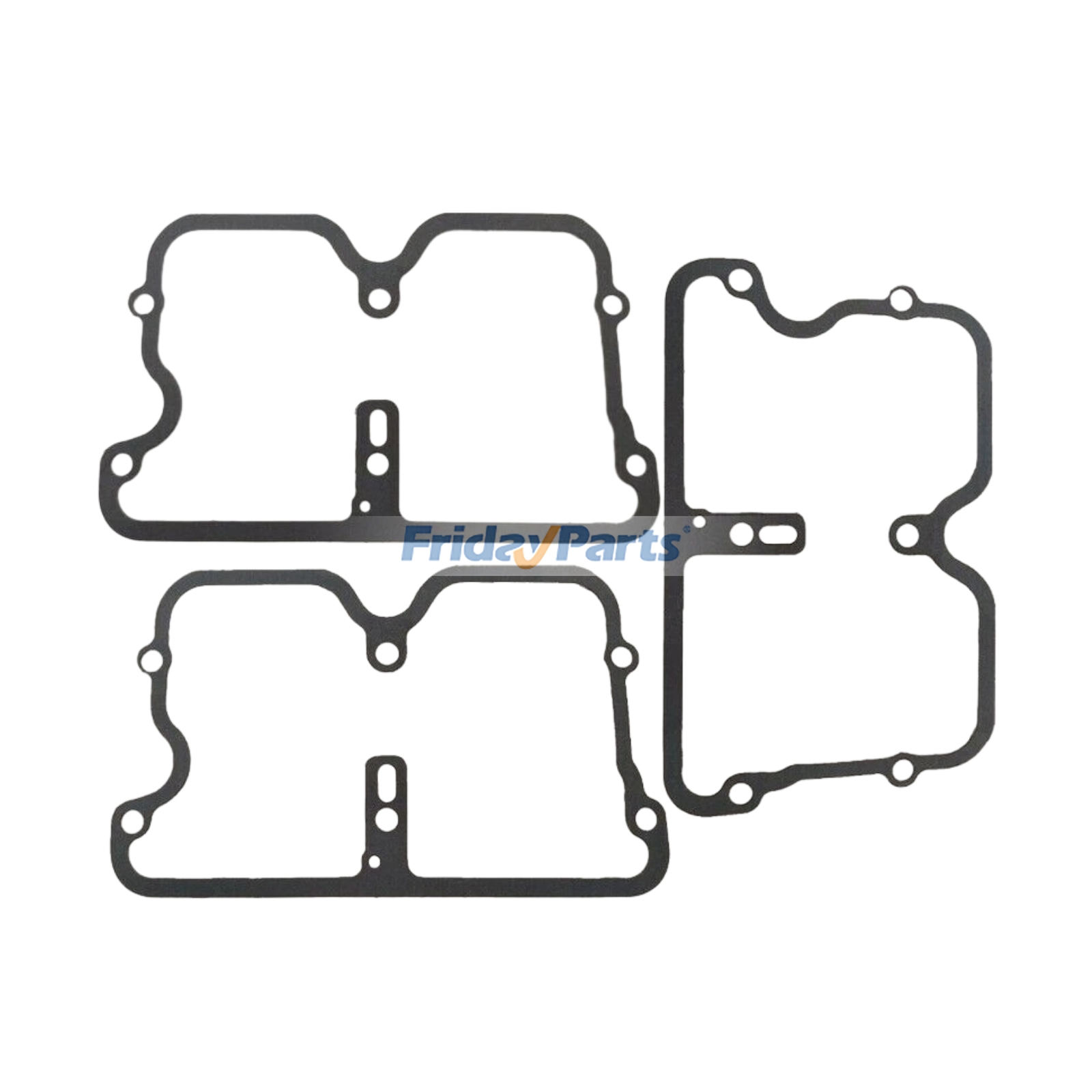 3 Pieces Rocker Lever Housing Gasket 3017750 for Cummins Engine NT855 K38 QSK50 John Deere Tractor 6810 6910