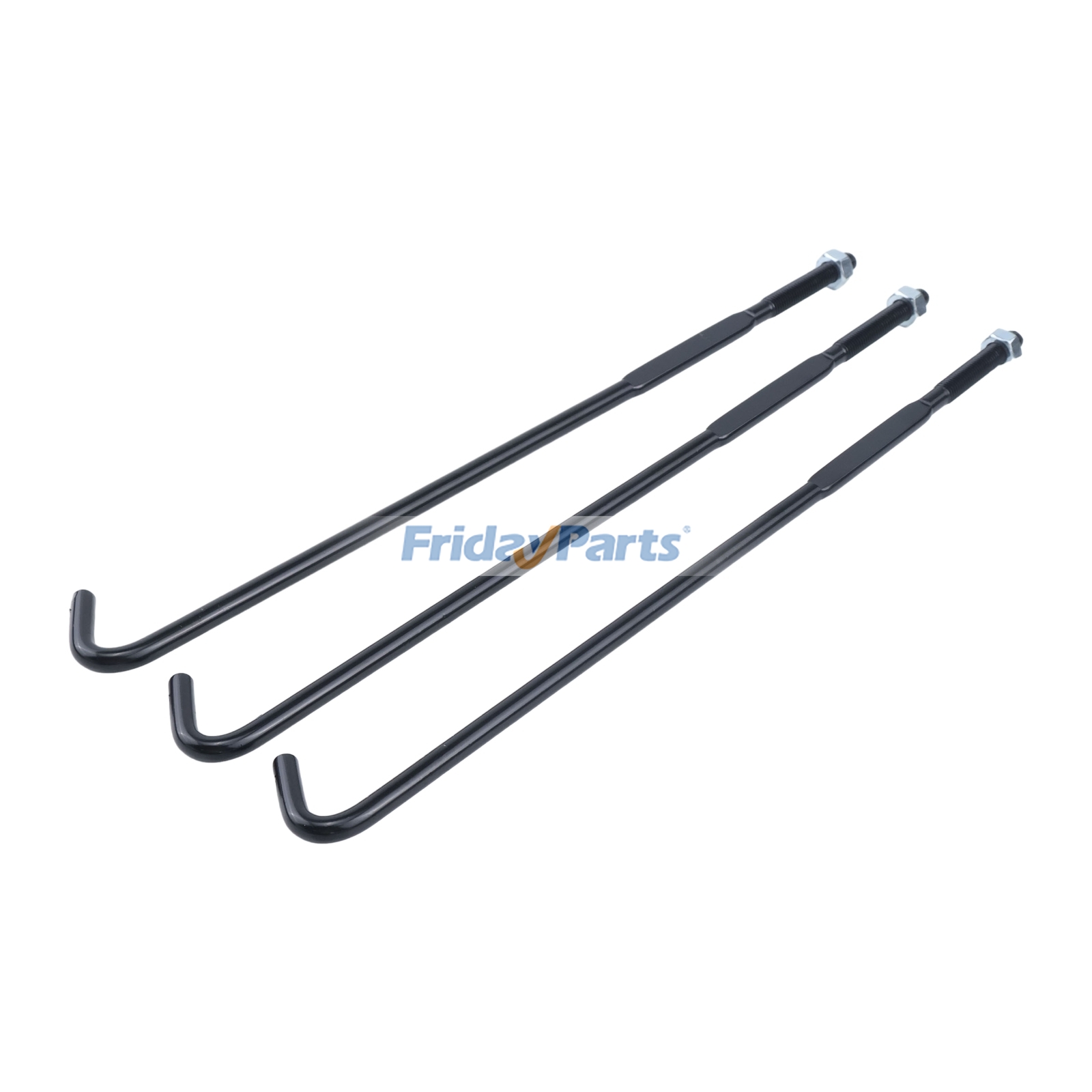 3 Piexes Battery Hold Down Rod J-Bolt Nut 11098G6 00571G2 602896 for EZGO Golf Cart RXV Electric 2008-up