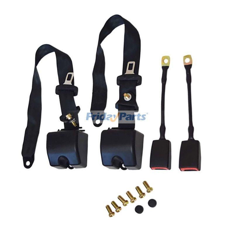 3 Point Type Adjustable Safety Belt Kit for Passenger Car Bus Truck