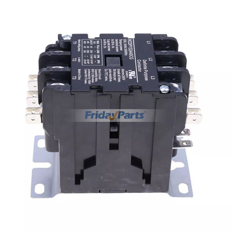 3 Pole 40 Amp 24V Coil HCDPY32440CG Definite Purpose Air Conditioner ...