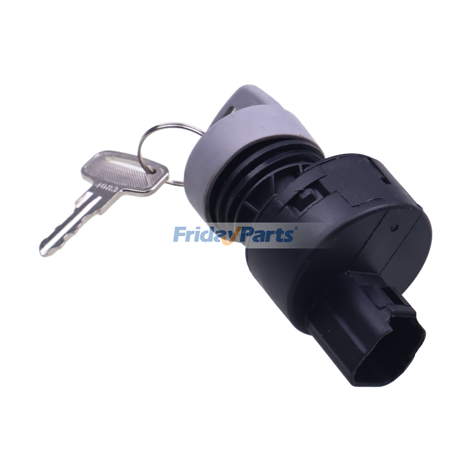 Interruptor de encendido de 3 posiciones con llave 7366545 para vehículo utilitario Bobcat UV34 UV34XL