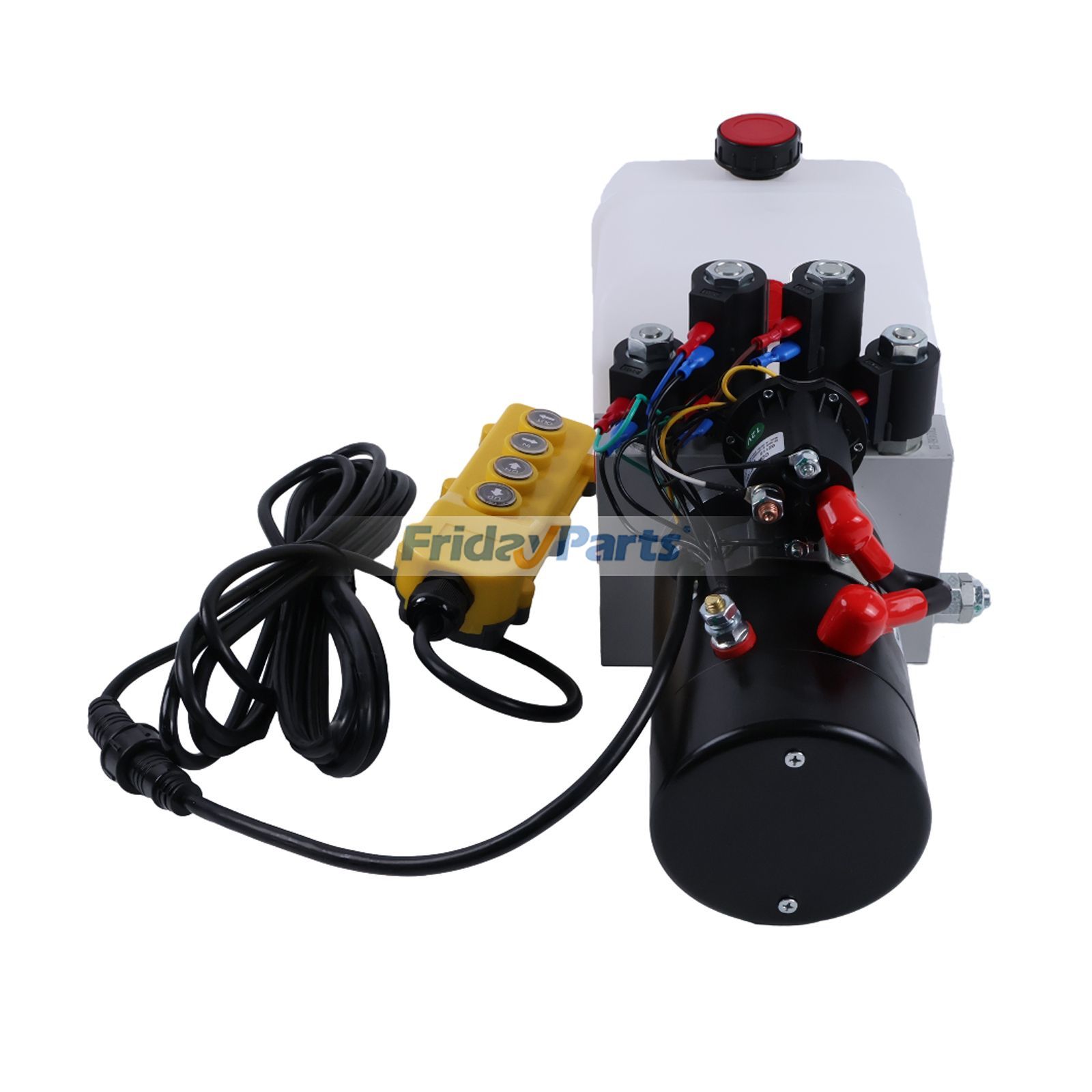 FridayPartsの3クォート 12V デュアルダブルアクティング油圧パワーユニット