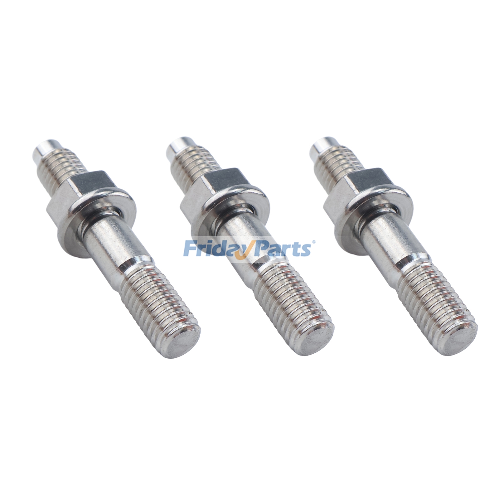 3er-Set Bolzen und Kontermutter 4298242 4298975 für Cummins-Motor ISX12 ISX15 QSX15 ISG11 ISG12 QSG12 QSX11.9 X11 X12 X13 X15