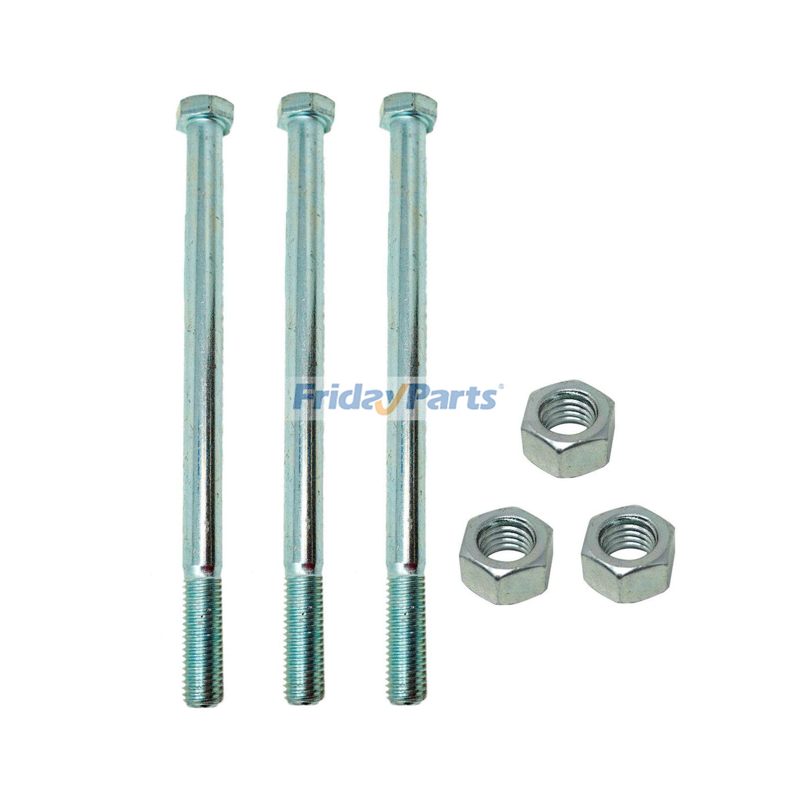 3 Sets Spindle Bolt & Nut 04001-41 04020-09AA for Scag Mower MAG-61 SCZ48V SCZ52V SCZ61RD SCZ61V