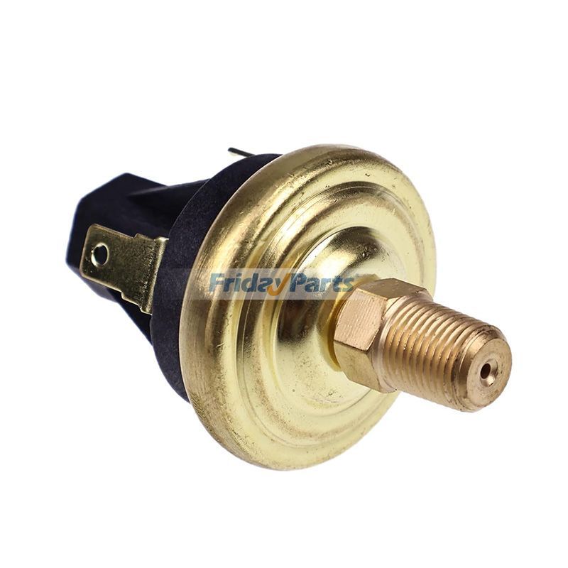 3-Terminal Pressure Switch with 1/8 NPT Male Thread 1/4 Blade 8-13Psi NC Preset at 10Psi
