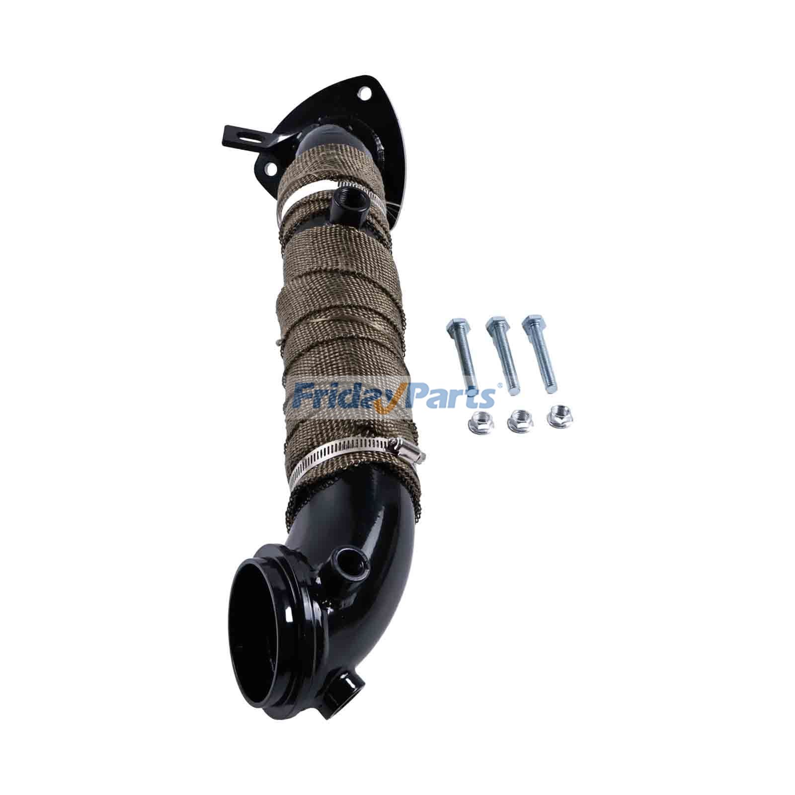 3" Turbo Pipe with Heat Wrap for Vehicle