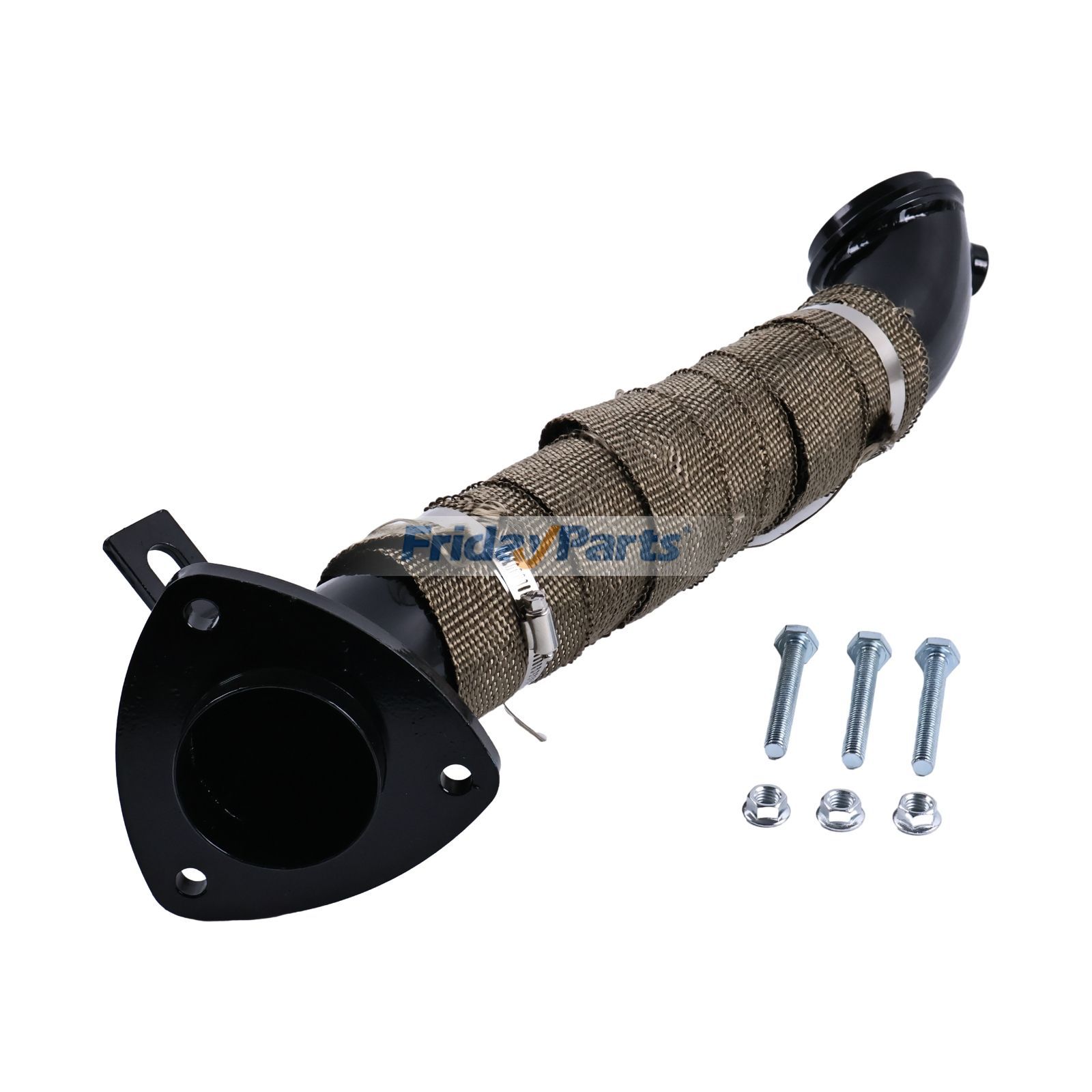 3" Turbo Pipe with Heat Wrap DD-3-15 for 2012-2016 GM Duramax Chevrolet GMC 2500 3500 6.6L LML