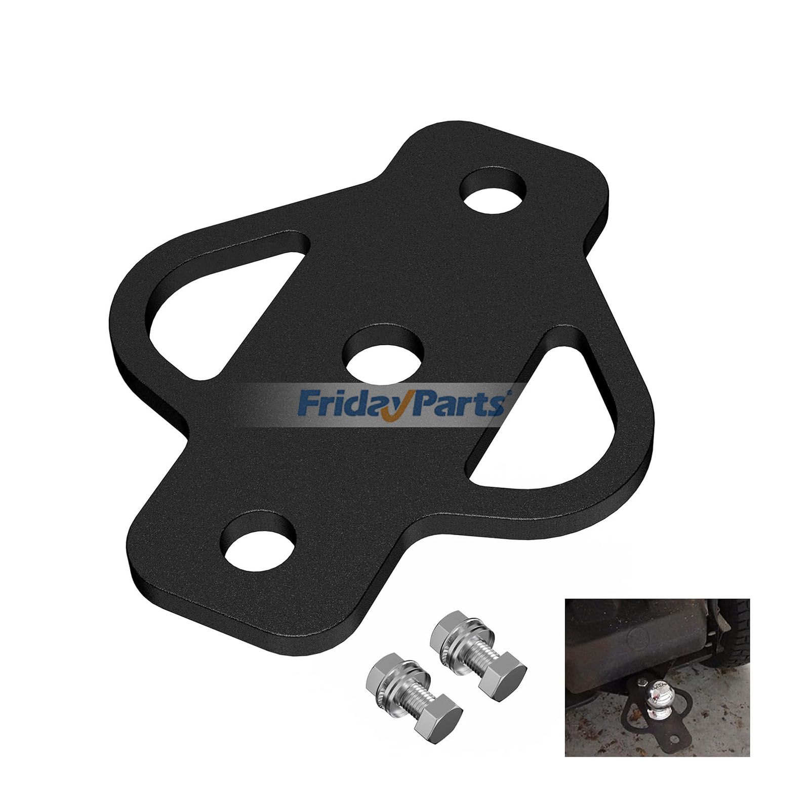 Adaptador de enganche de remolque de 3 vías para vehículos todo terreno, cortadoras de césped, carritos de golf, carritos de jardín, tractores de jardín