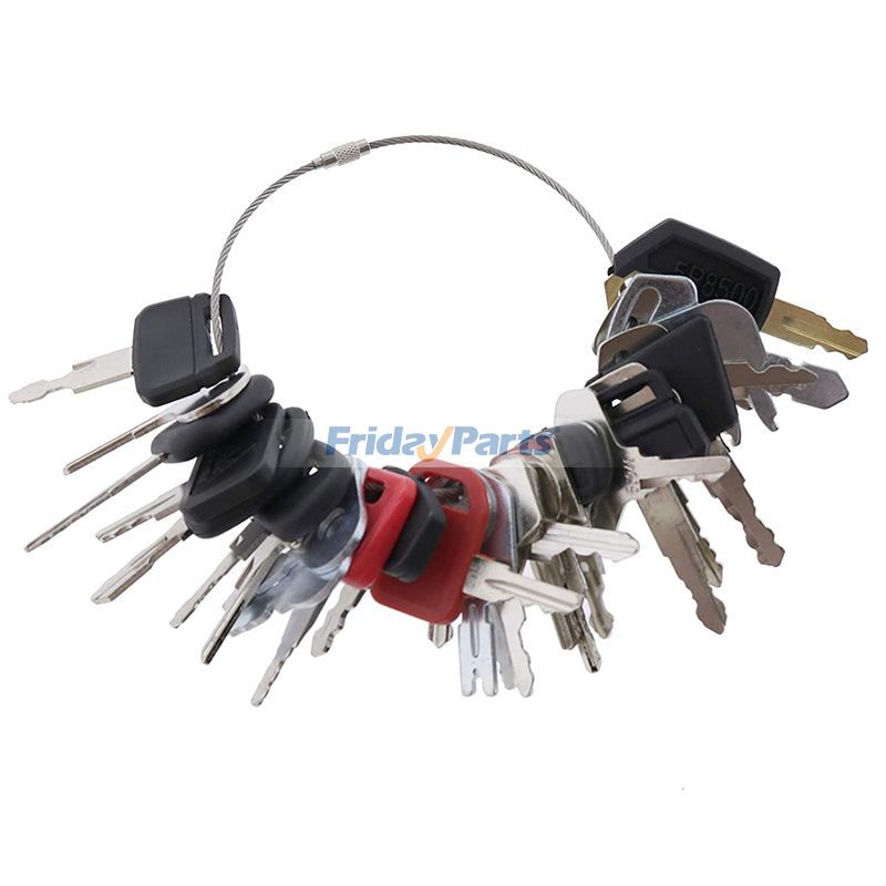 30 Pcs Ignition Key for NH Volvo Heavy Equipment for Excavator,Forklift,Loader,Tractor,Others