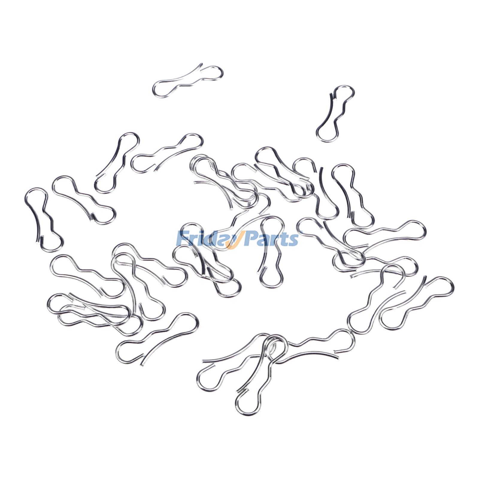 30 goupilles d'attelage à crochet en métalpour Tondeuse,Tracteur,Équipement de Neige