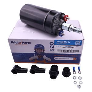CarBole Universele Inline Extern Brandstofpomp Past 0580464070, Hogedruk benzinepomp, Tot 250 pk, Motor Brandstoftankpomp voor, Rood CarBole Universele Inline Extern Brandstofpomp Past 0580464070, Hogedruk benzinepomp, Tot 250 pk, Motor Brandstoftankpomp voor, Rood