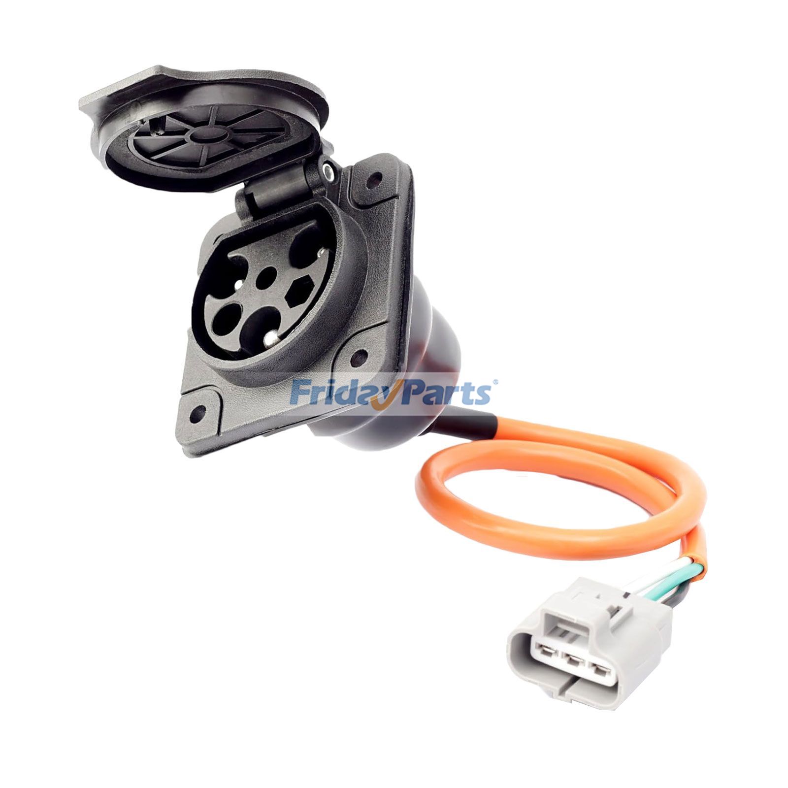 Receptáculos de cargador eléctrico de 3 pines, 30 A, 110 V-220 V, para carrito de golf Evolution D5 Classic 4 Forester 6