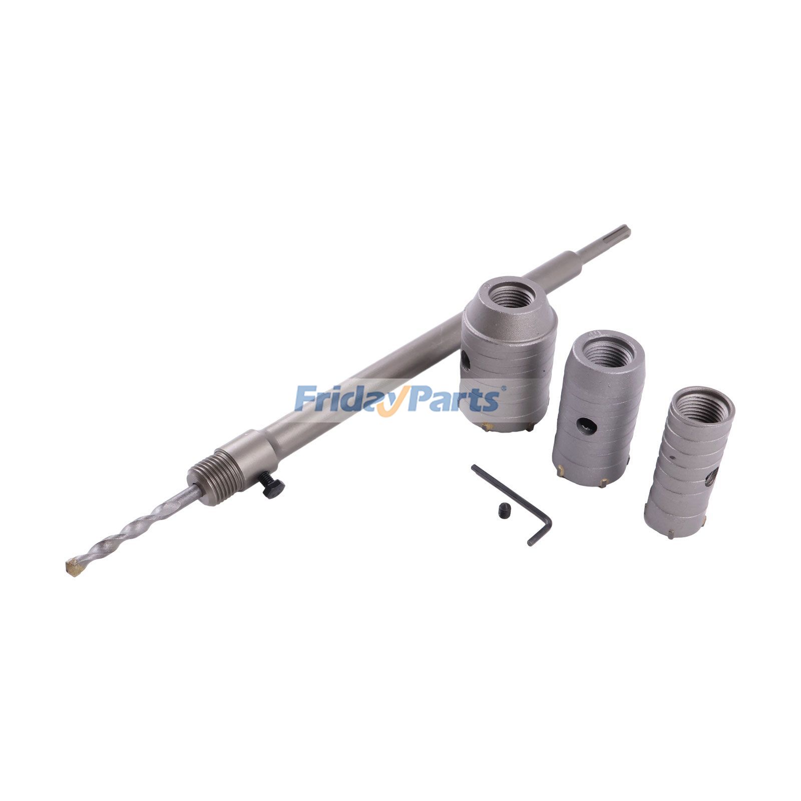 Kit de forets pour scie cloche à tige de scie de 30 mm, 40 mm et 50 mm pour mur en bétonpour Outils Manuels & Électriques