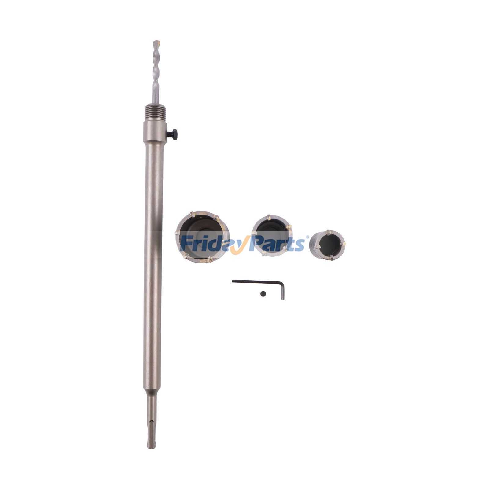 Kit de forets pour scie cloche à tige de scie de 30 mm, 40 mm et 50 mm pour mur en béton Pour AUTRE MARQUE