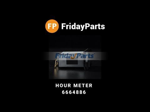 Contador de horas 7434379 para Bobcat 553 653 753 863 864 MT55 MT85 S16 S18 S70 220 316 319 320 321 322 323 325 E14 E16 para Excavadora,Pala cargadora Para BOBCAT FridayParts