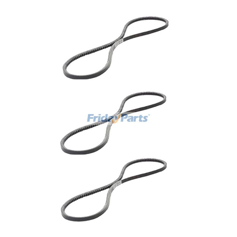 Correa trapezoidal de 3 piezas 10X1125LA para tractores Fendt 610LS 611LS 614LS 615LS Valmet 1100 1103 1202 702 703 802
