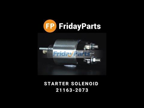 FridayParts Starter Solenoid for Kawasaki FE250D FE290D FE350D FE400D FH500V Mule 620 2500 2510 2520