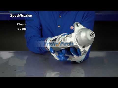 Starter Motor 714/35600 for JCB 8040ZTS 8025CTS 8045ZTS 803 PLUS 802.7 SUPER 8035ZTS 804 PLUS 8027Z 803 SUPER  8052 for less