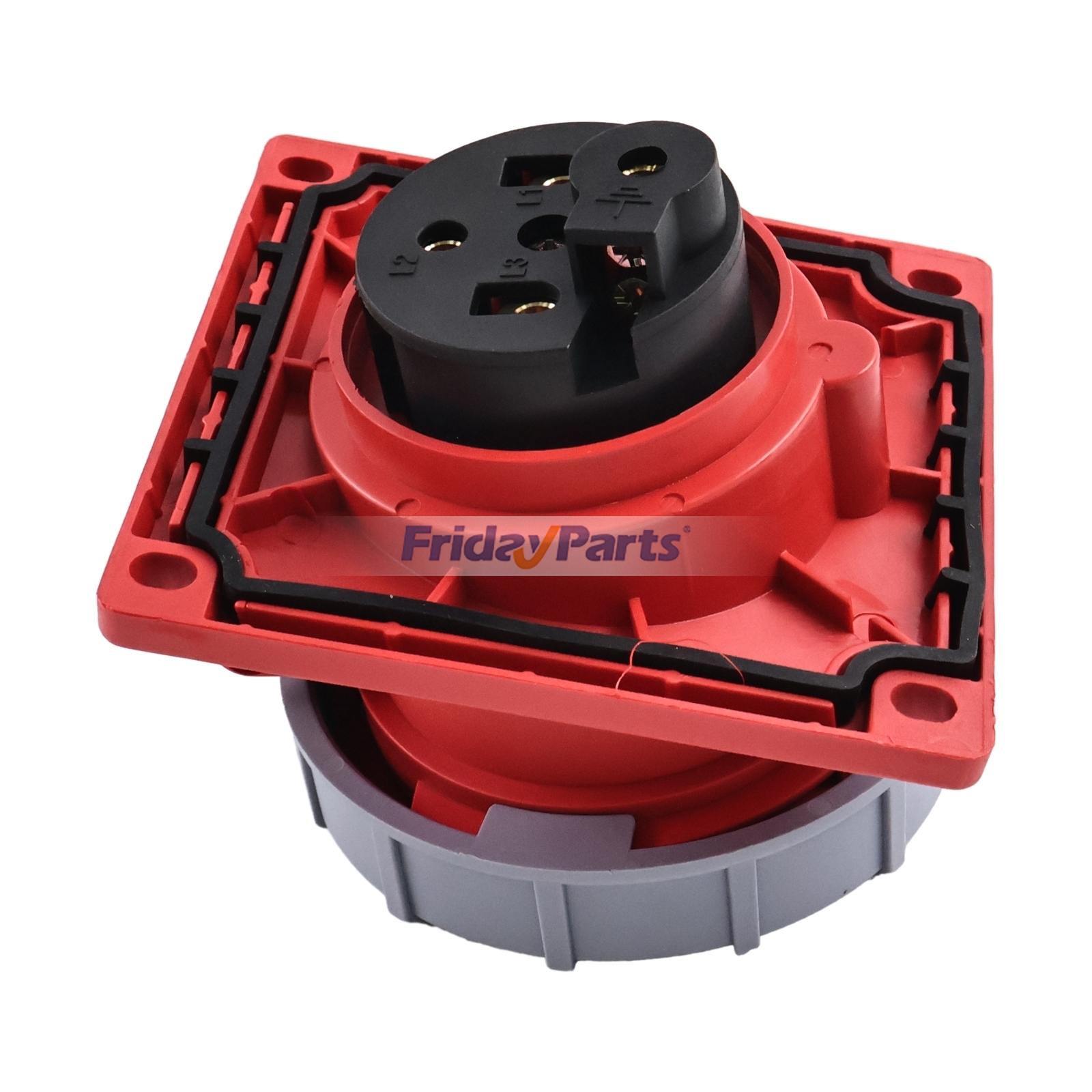 32A 4P Slanted Panel Socket 4242-6f78