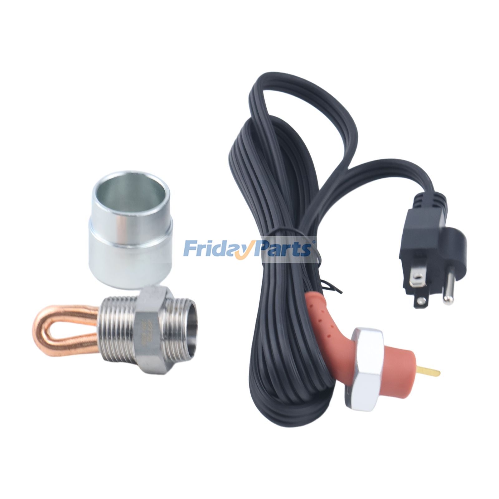 FridayParts Frost Plug Block Heater Cord Set