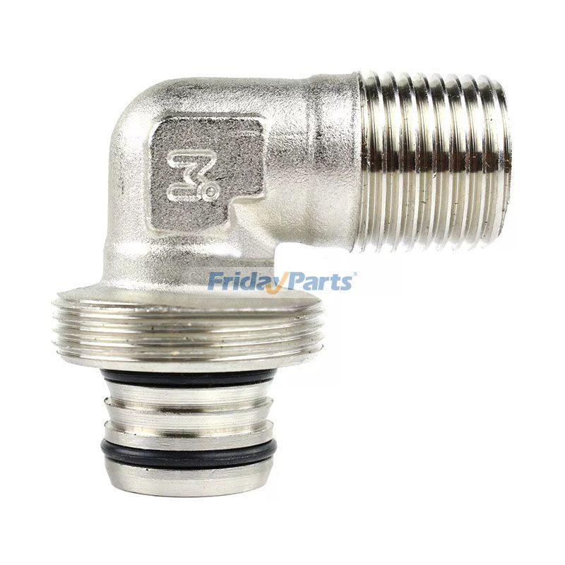 3/4" Tubing x 1/2" Male NPT 90 Degree Elbow Fitting Tube M8086 for Maxline Compressed Air System