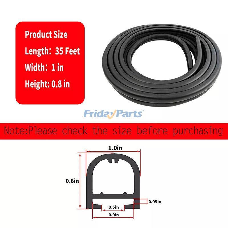 RV Slide Out Seal for Vehicle