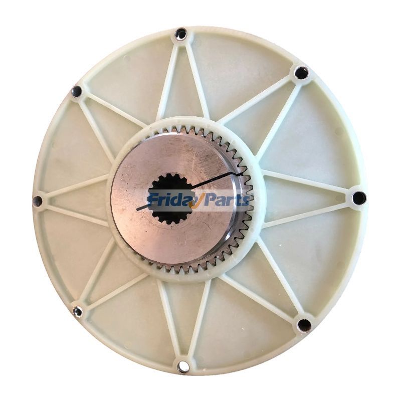 350MM 46Teeth Coupling Assembly KSJ12611 KSJ12612 for CASE Excavator CX350DLC CX350B CX350C