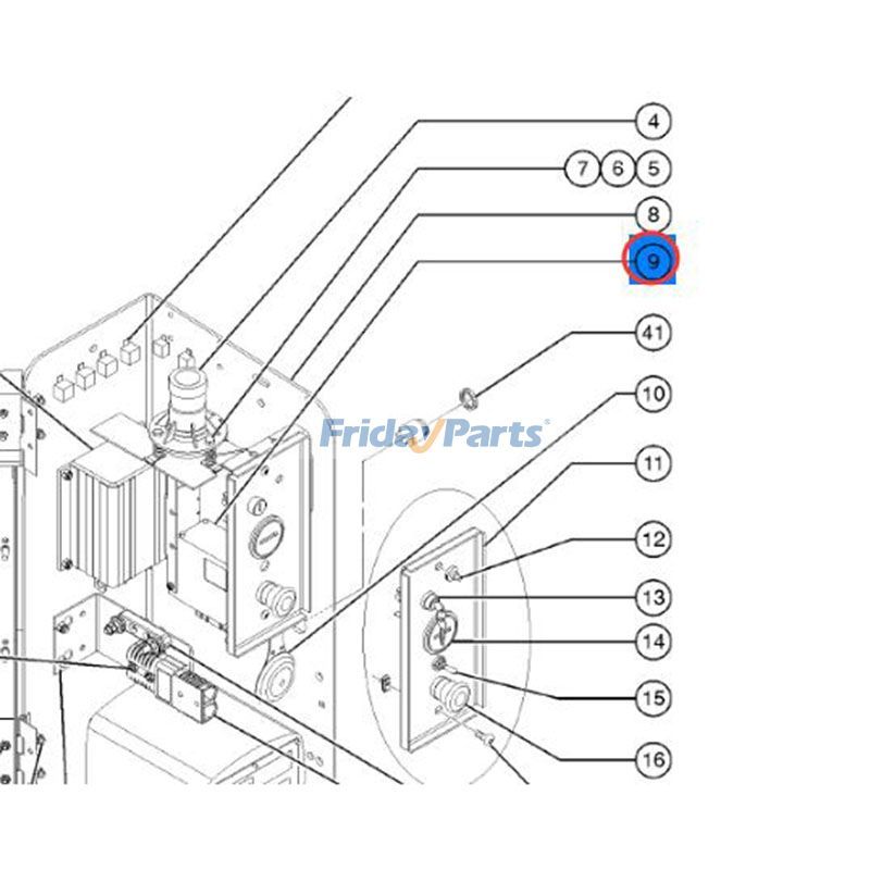 36 Contact Receptacle 39520GT for Genie GR-12 GR-15 GR-20 GS