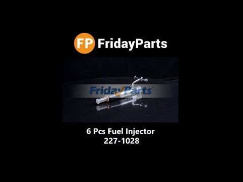 FridayParts 6 Pcs Fuel Injectorerpillar CATL