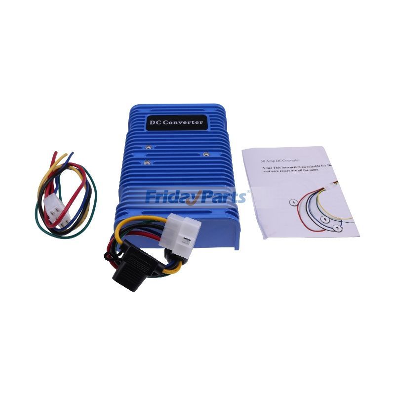 Convertisseur réducteur de tension 36V/48V à 12V 30A/350W pour voiturette de golf Club Car EZGO Yamaha