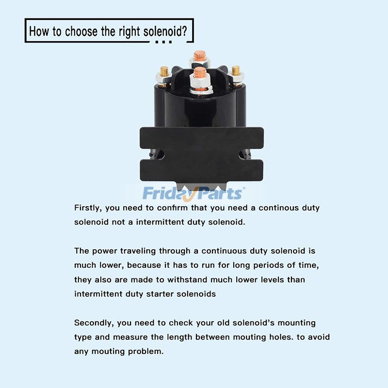 Interrupteur de relais solénoïde robuste et continu 36 V pour RXV électriques EZGO 2008-actuels Pour E-Z-GO,Pour AUTRE MARQUE