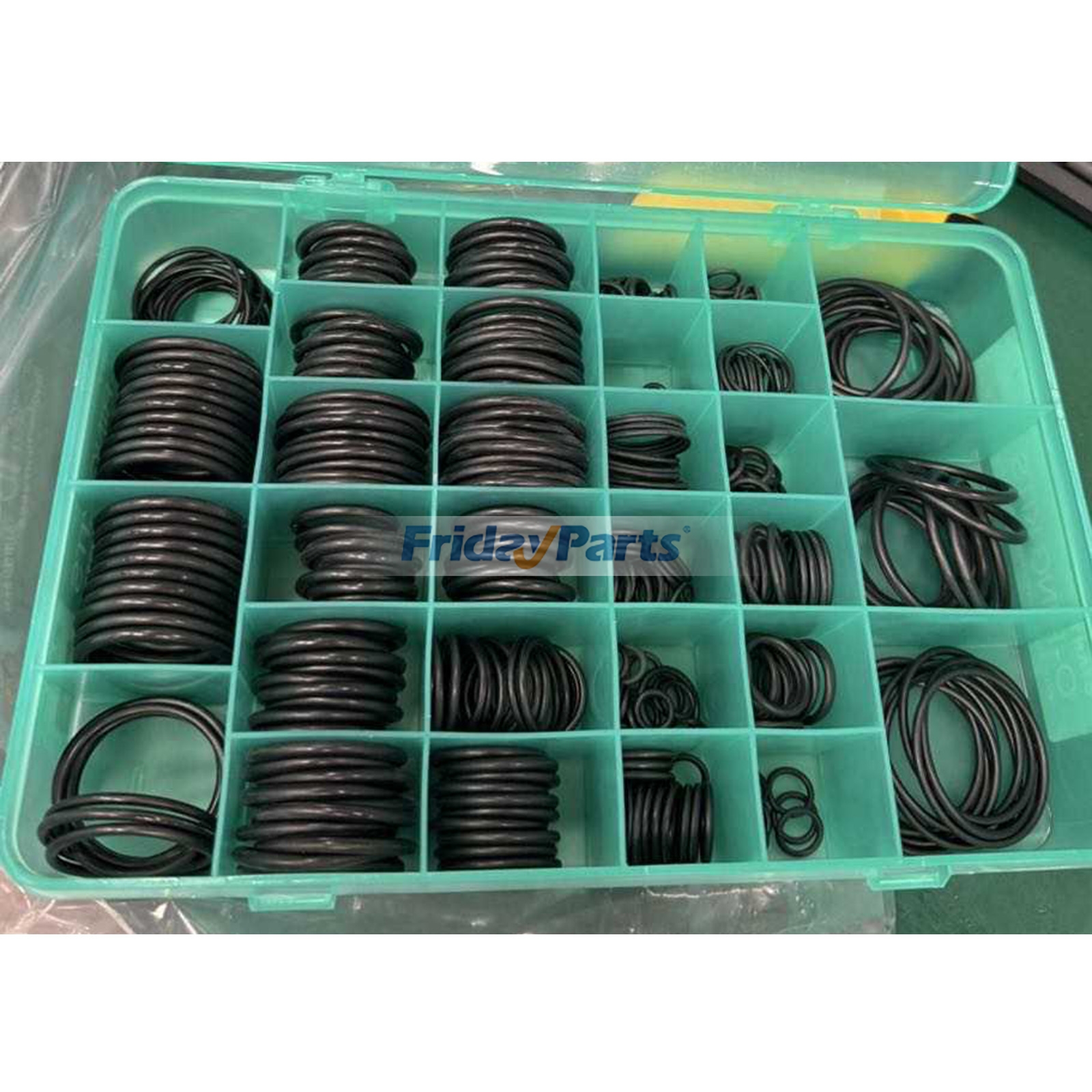 376 Pcs O-Ring Box Sealing Rubber Ring Kit for Volvo EC140 EC210 EC240 EC290 EC460 Excavator