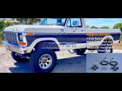 Front Axle Seal and U Joints Kit F-250 F-350 F-450 F-550 for Vehicle,Others