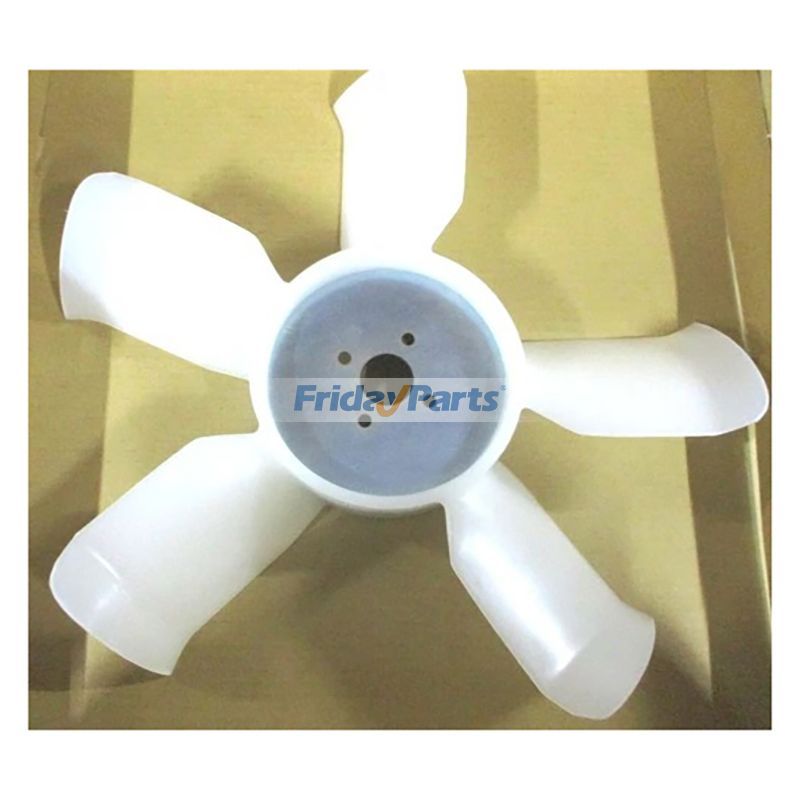 クボタエンジンD1503 V2203 V2403 F2803掘削機KX151用380mm 4ボルトサクションファンブレード 19629-74110