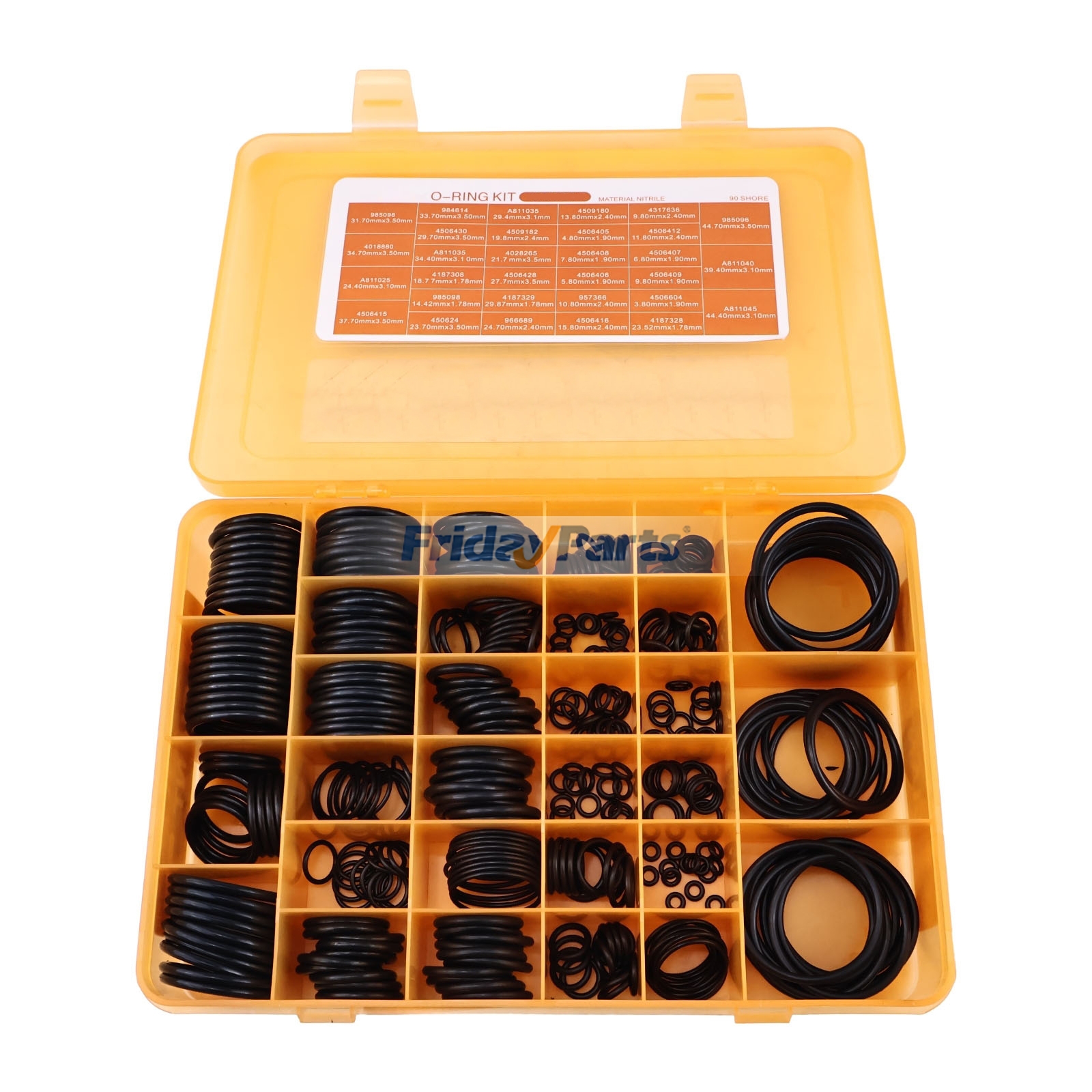 330 Pieces O-Ring Box Seal Kit for Hitachi Excavator EX100 EX120 EX200 EX300 EX400