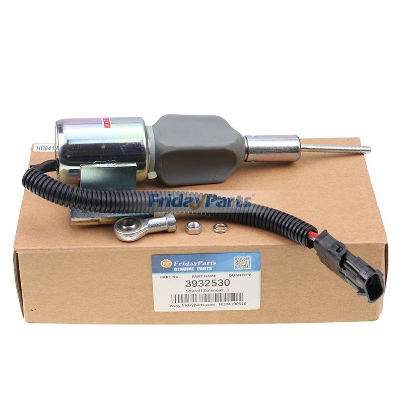 24V Shutoff Solenoid 3932530 SA-4756-24 for Cummins Engine 5.9L 6BT